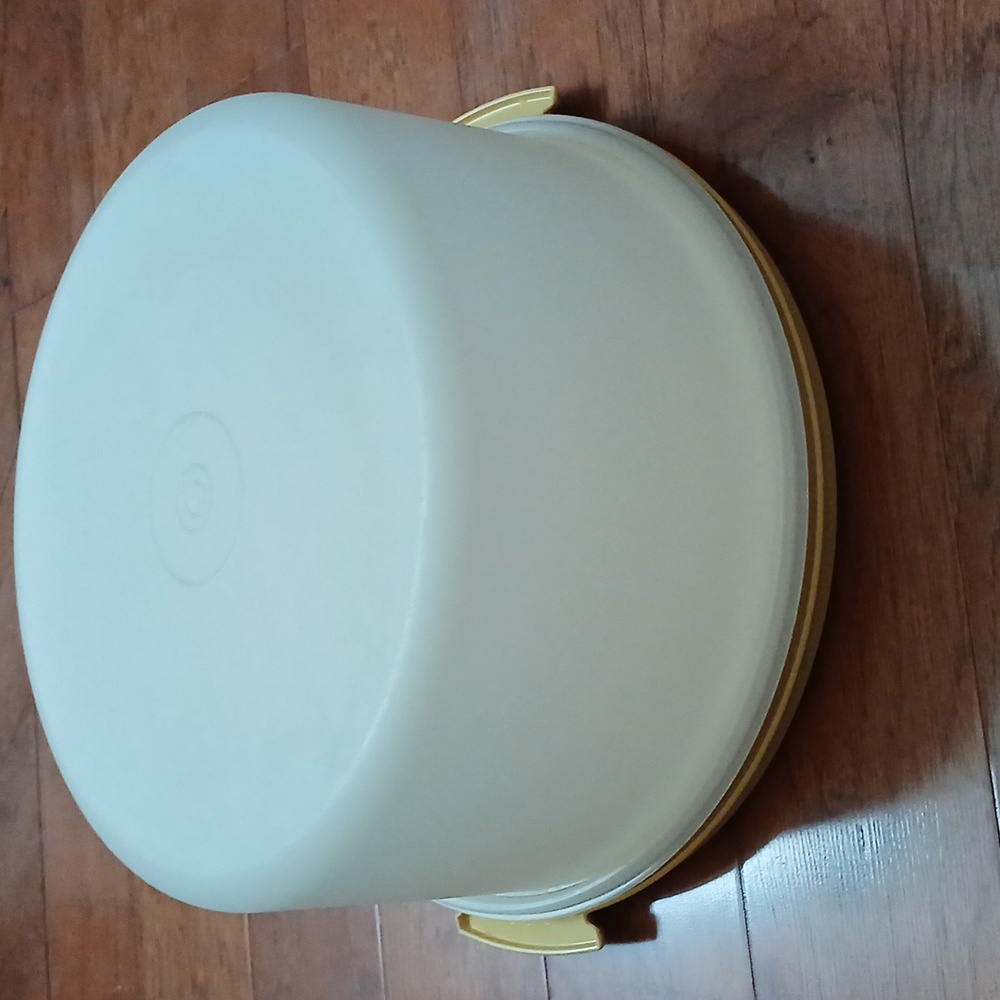 Vintage tall Tupperware Cake Cover Angelfood jumbo 1256 storage kitchen